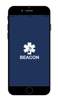Página de inicio de la aplicación móvil Beacon v4.0
